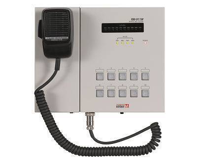 Inter m rm-911w estación de micrófono de megafonía